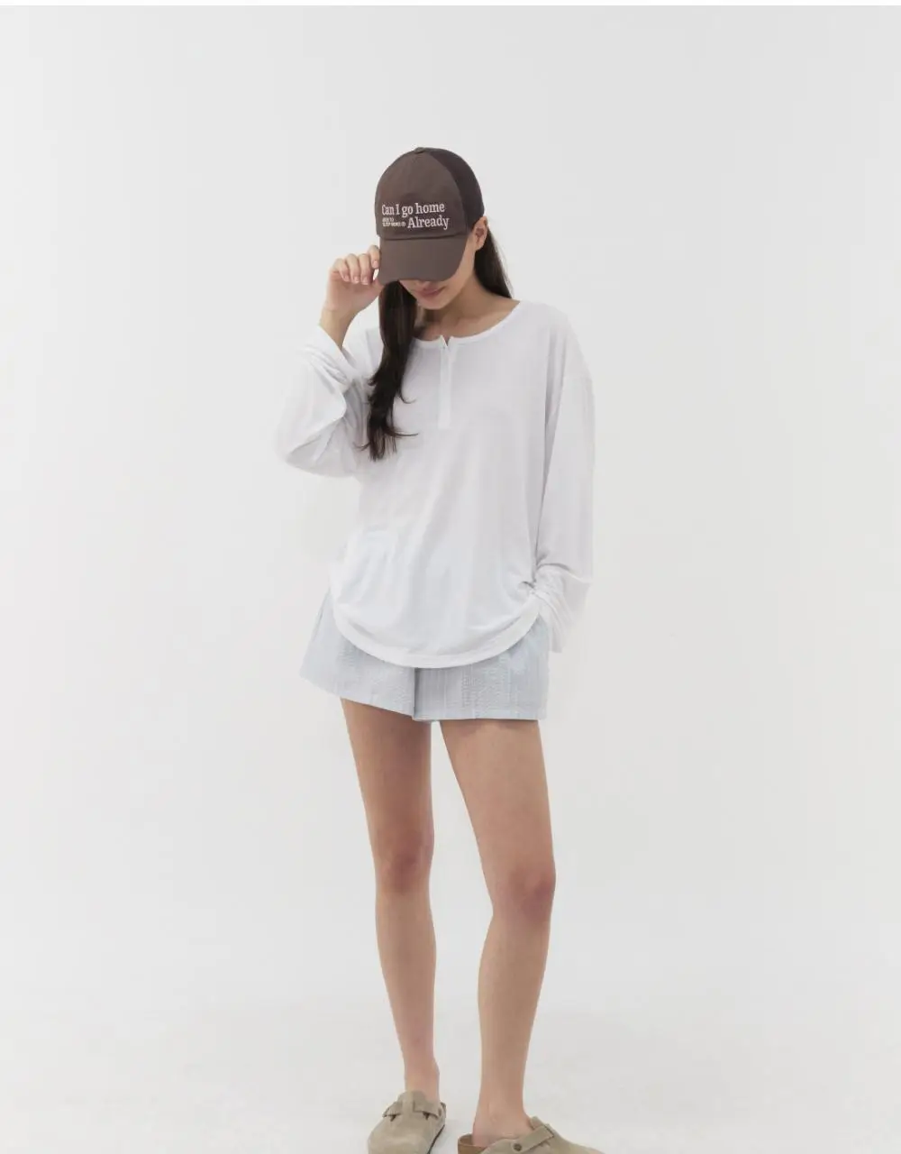 [레이지지] 쿨 라이트 헨리넥 롱슬리브 티셔츠 (4색상) 상세페이지 27